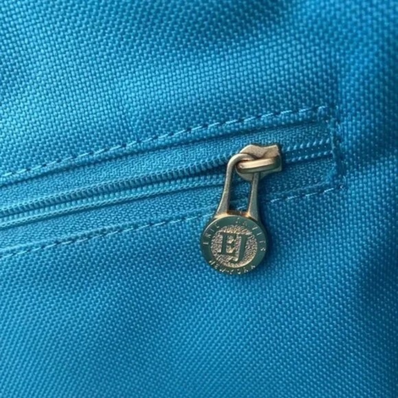 Eric Javits Squishee Clip Straw Tote Shoulder Bag Black EUC Great Yearround Bag - Picture 6 of 7